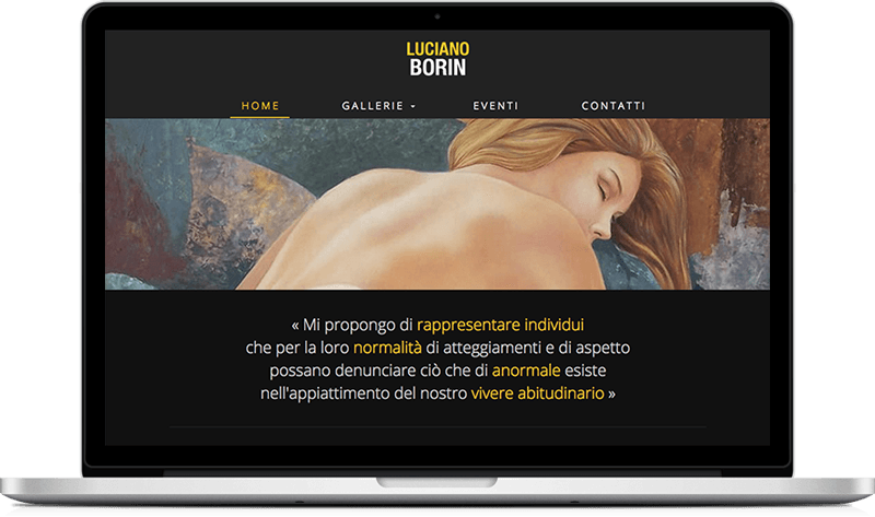 Luciano Borin website preview