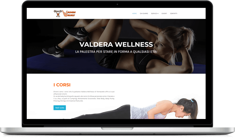 Valdera Wellness website preview